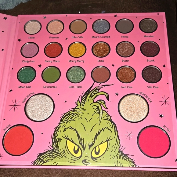 The Grinch Face & Eyeshadow Palette - Picture 3 of 6